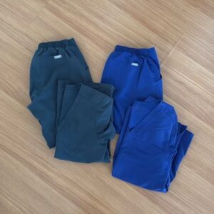 FIGS scrubs - ROAYL BLUE & TEAL bundle